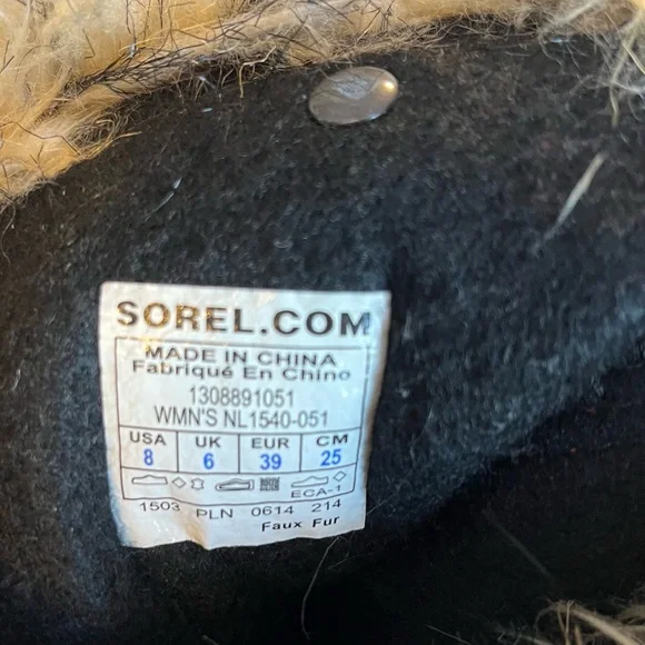 Sorel Ladies Joan of Arctic Winter Cold Weather Outside Waterproof Boot. Sz 8. - Picture 5 of 5